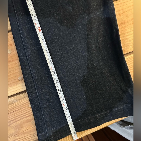 AG Adriano Goldschmied JEANS The Janis High‎ Rise Flare Dark Blue Wash 32 - Picture 16 of 16